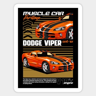 Iconic Viper SRT 10 Car Magnet